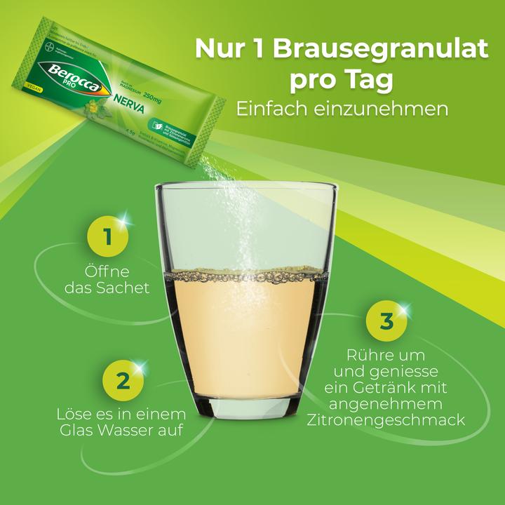 Actual product image Berocca PRO Pro Nerva Brausegran (40 Piece, Granulate, 248 g)