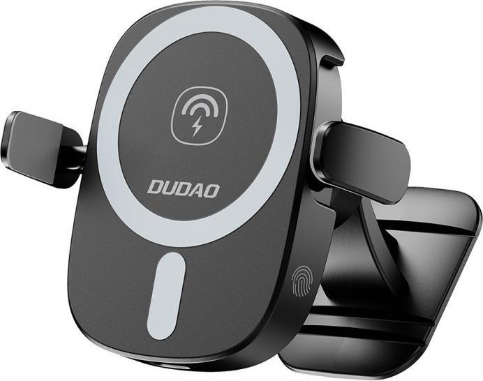 Dudao FW11 car phone holder with 15W inductive charger for air vent / Cockpit - black