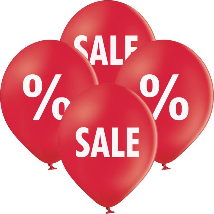 Immagine prodotto bonacker ballonversand Palloncini in saldo percento - qualità superiore in gomma naturale (25 x)