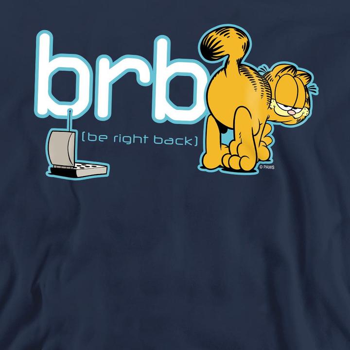 Immagine prodotto Garfield Be Right Back Felpa Adulto Unisex (L)