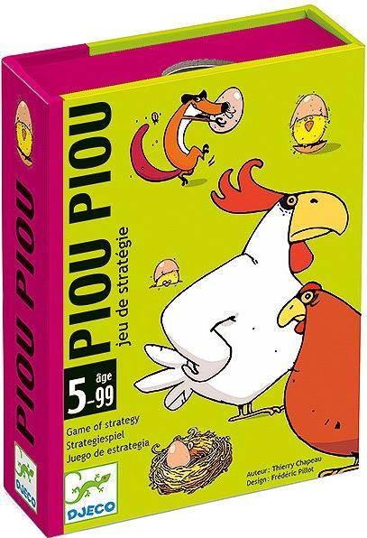 Djeco Card game Piou Piou (German, English, Dutch, French, Italian)