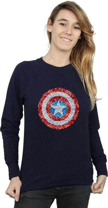 Produktbild Captain America Pixelated Shield Sweatshirt (XL)