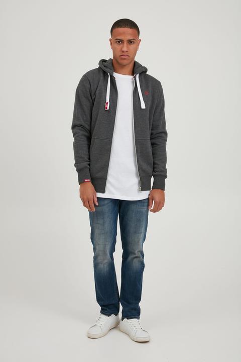 Immagine prodotto Solid BennZip Felpa Con Cappuccio Giacca Tuta Da Uomo Con Cappuccio Stampa (L)