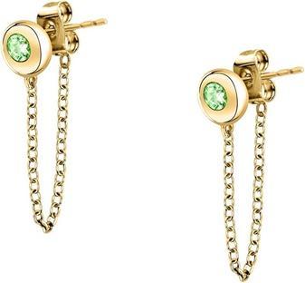 Morellato - Fashion gold-plated earrings with Semipreziose peridots SAXN19