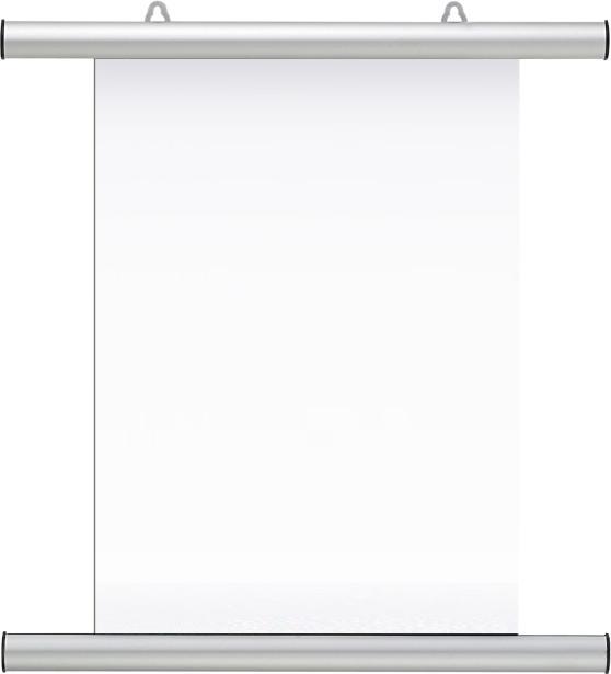 Actual product image Franken Poster strip, aluminum, silver, length: 1,205 mm two adjustable suspension eyes, filing device