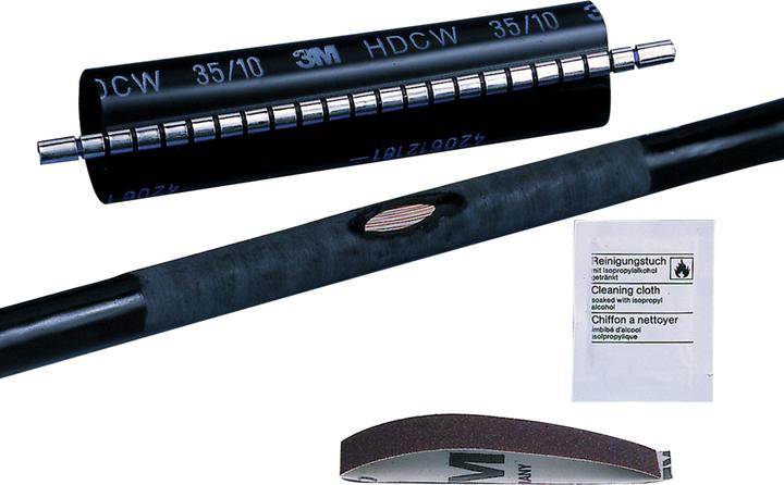Actual product image 3M Germany Heat shrinkable rep. sleeve 55/15 mm, 250 mm HDCW 55/15-250 Version Shrink sleeve (1 x)