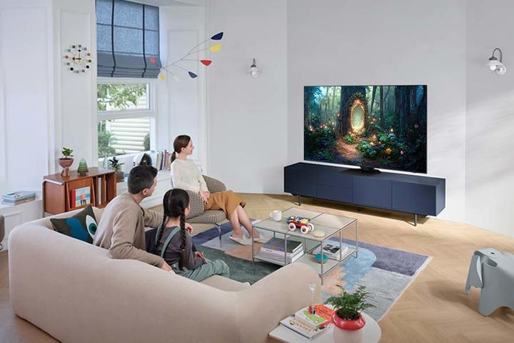 Productafbeelding Samsung Serie 8 TV QE65QN85CATXZT Neo QLED 4K, Smart TV 65' Neural Quantum 4K Processor, Dolby Atm (65", QN85C, NeoQLED, 4K)