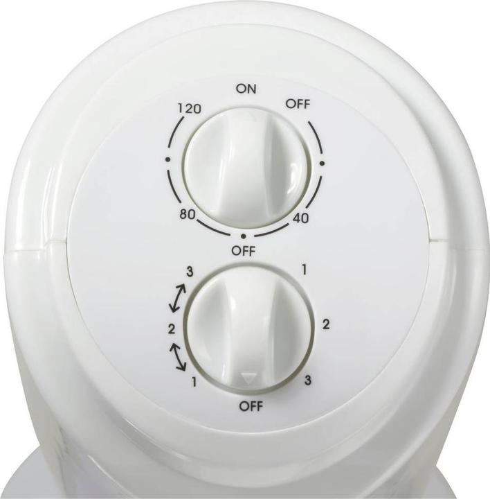 Immagine prodotto Sygonix Turmventilator 50 W (Ø x H) 270 mm x 805 mm Weiss Oszillierend, Timer (55.01 dB)