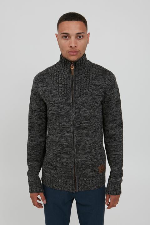 Image du produit Solid Pomeroy Cardigan Gilet Veste En Grosse Maille Pour Homme Avec Col Droit 100% Coton (L)