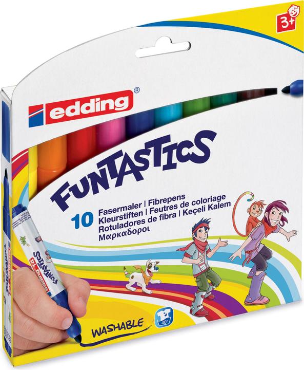 Edding Fasermaler 14 Funtastics (Mehrfarbig, 10 x)