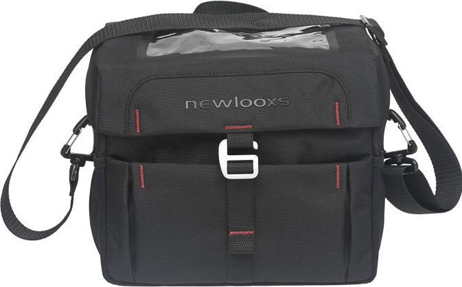Productafbeelding New Looxs Stuurtas Vigo Zwart Klickfix Polyester 26x22x15cm (8.50 l, Stuurtas)