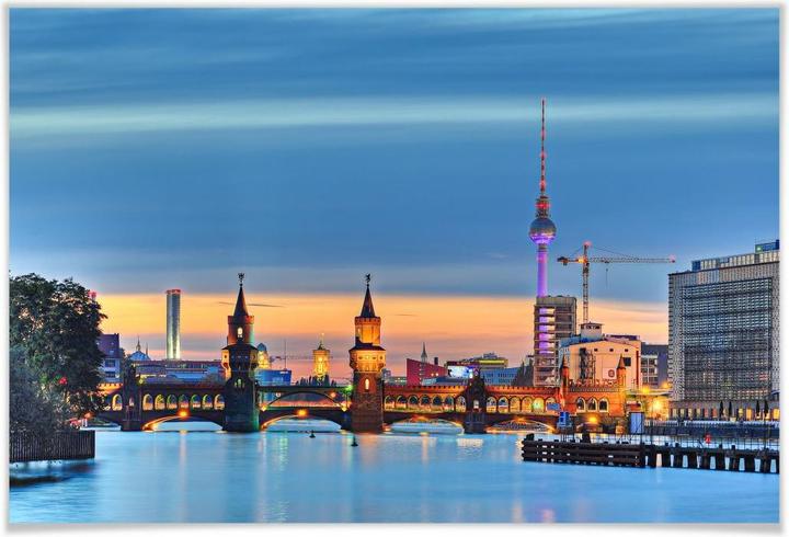 Produktbild Trenddeko Oberbaumbrücke Berlin (60 x 40 cm)