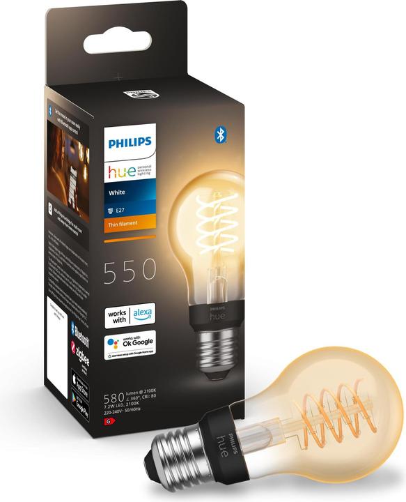 Image du produit Philips Hue White BT (E27, 7 W, 550 lm, 1 x, G)
