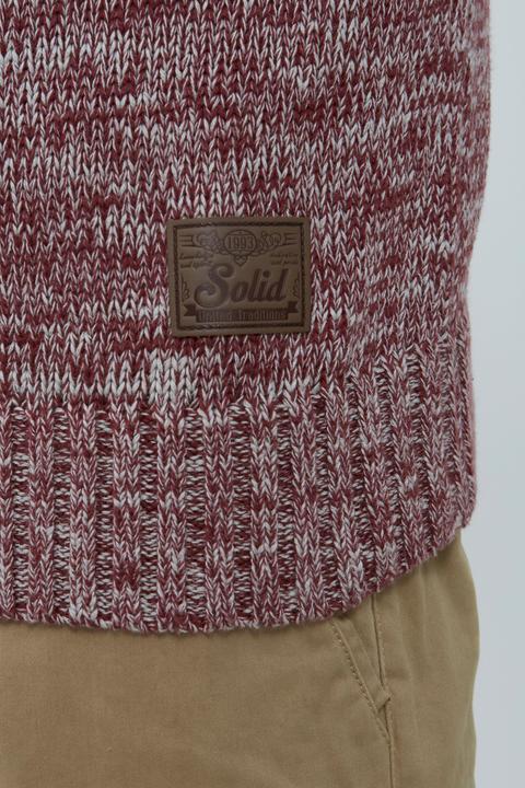 Immagine prodotto Solid Philostrate Maglione In Maglia Grossa Pullover Maglieria Da Donna Con Colletto Troyer In Coton (XXL)