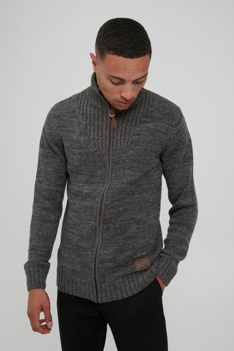 Immagine prodotto Solid Pomeroy Cardigan Giacca In Maglia Grossa Maglieria Da Uomo Con Collo Alto In Cotone 100% (L)