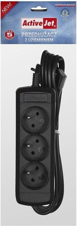 Produktbild Activejet 3GNU-1,5M-C Steckdosenleiste mit Kabel (1.50 m, CEE 7/5)