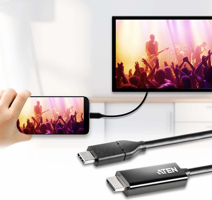 Produktbild Aten USB C – HDMI (2.70 m, USB)