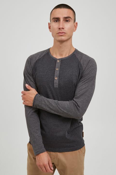 Immagine prodotto Indicode Winston Maglia Maglie A Maniche Lunghe Da Uomo Con Collo Grandad (M)