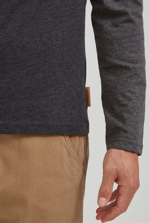 Immagine prodotto Indicode Winston Maglia Maglie A Maniche Lunghe Da Uomo Con Collo Grandad (M)