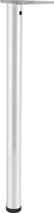 Camar Tischfuss zylindrisch Tischbein ø 50mm Länge 700mm Möbelbeschlag Stahl verchromt