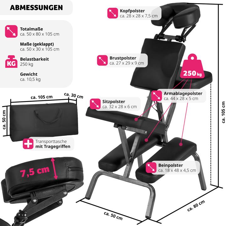 Produktbild tectake Massagestuhl