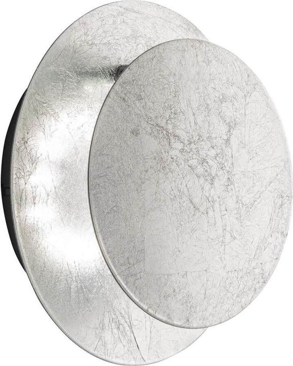 Image du produit Wofi Bayonne LED Applique murale argentée 18cm ronde Lampe décorative 6W blanc chaud Variable 4048-303R