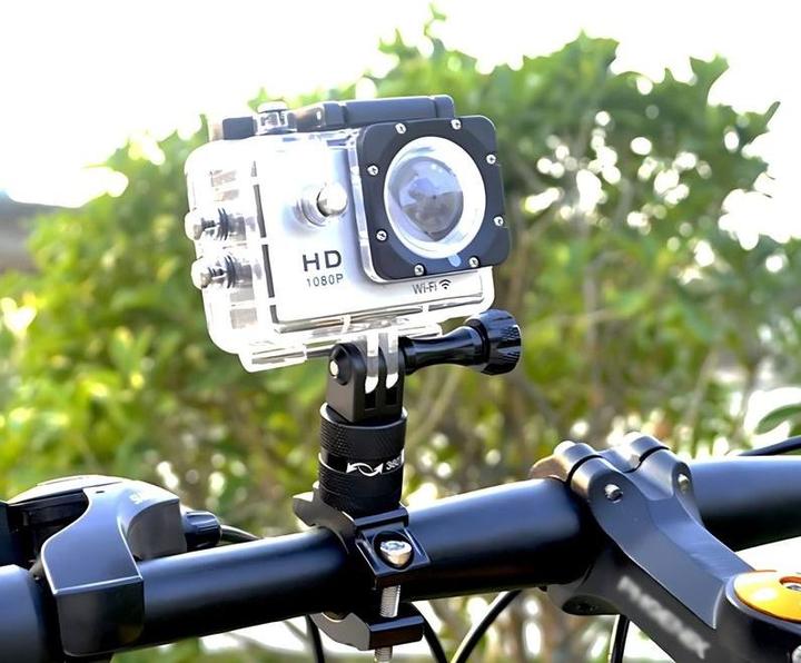 Produktbild Hermex Velo Actioncam-Halterung Fahrradlenker für Insta360 One X GoPro (Hero)