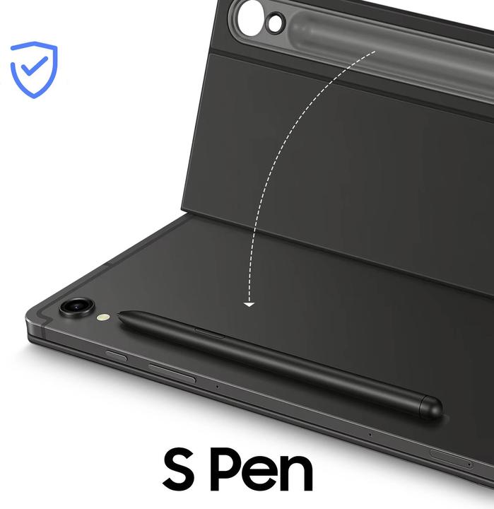 Image du produit Samsung Book Cover Keyboard Slim (ING. Int., Galaxy Tab S9, Galaxy Tab S9 FE)