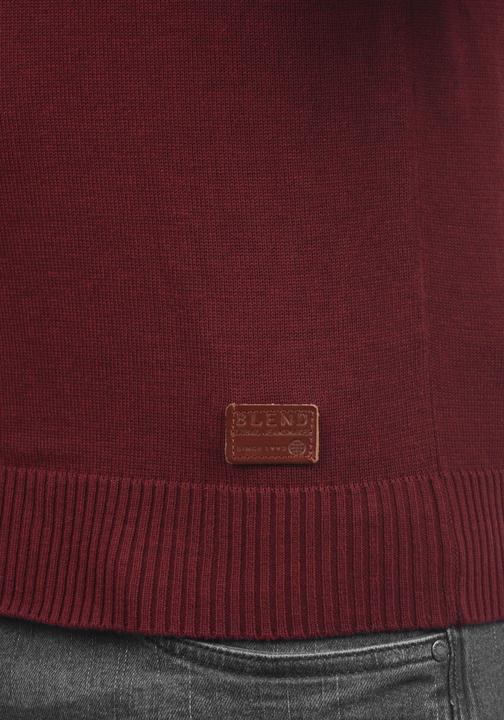 Image du produit Blend Lasse Pull Sweat Homme Avec Col-V Moucheté (L)