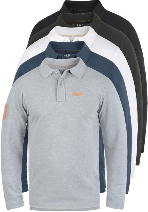 Actual product image Blend Dahoud 20703708ME Men's Polo Shirt Longsleeve (M)