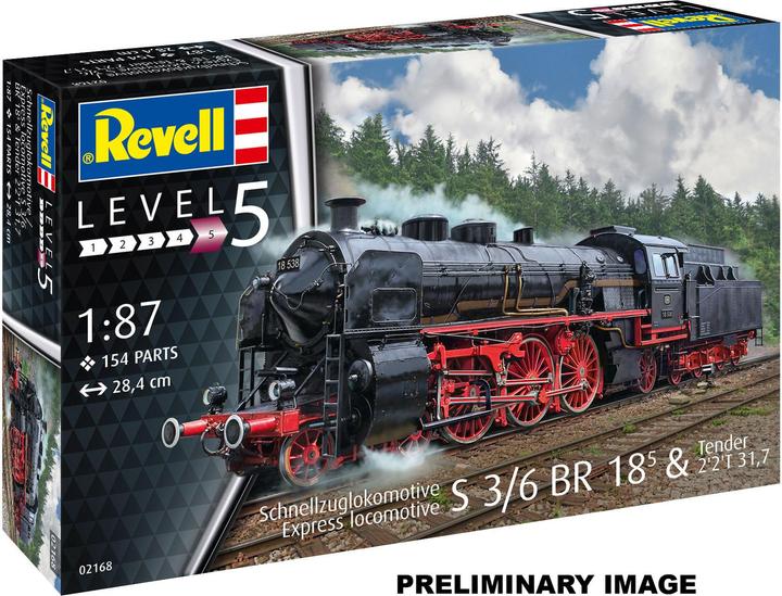 Image du produit Revell Model Set Express Loco S3/6 BR 18(5) with Tender