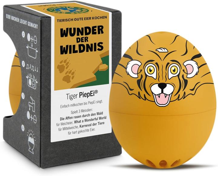 Actual product image PiepEi Singing egg timer tiger
