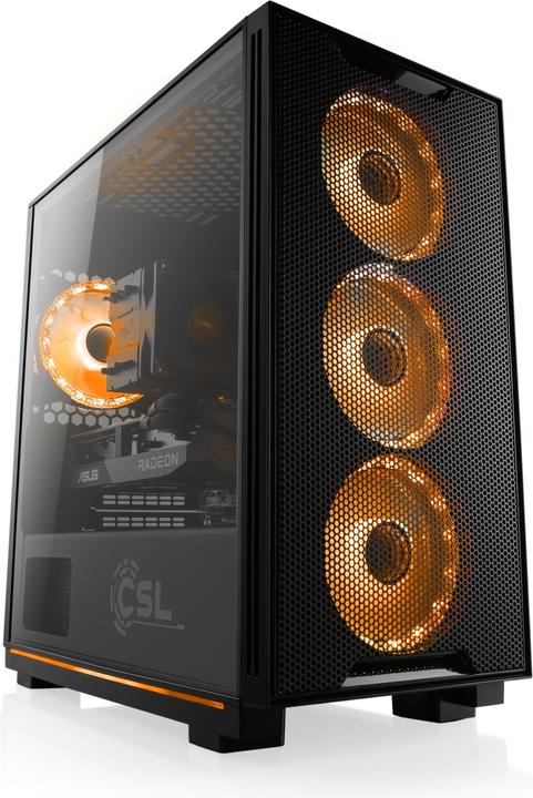 Produktbild CSL Gaming PC M10500H (AMD Ryzen 5 7600, 16 GB, 1000 GB, Radeon RX 6500 XT)