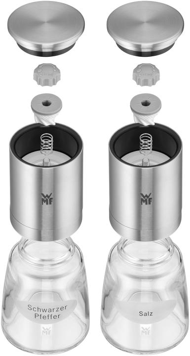 Produktbild WMF De Luxe Salz- und Pfeffermühle 2er-Set (Pfeffer, Salz)