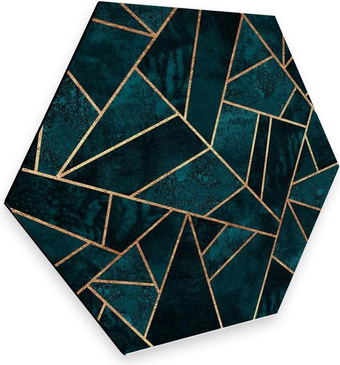 Immagine prodotto Trenddeko Pietra preziosa blu-verde (25 x 22 cm)