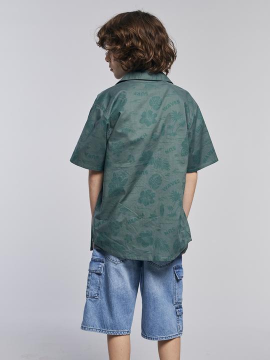 Immagine prodotto Jonen Jungen Hawaiihemd aus Popeline (158, 164)