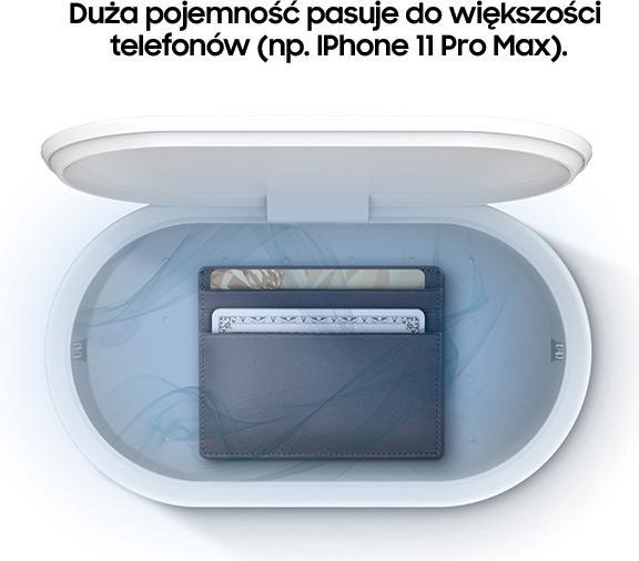 Actual product image Uniq LYFRO Air Capsule sterylizator UVC z lad. indukcyjna 10W bialywhite