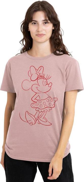 Actual product image Disney Unisex Adult Minnine Mouse Sketch T-Shirt (XL)