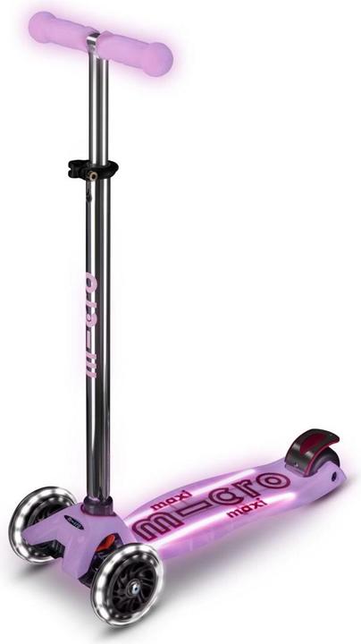 Micro Scooter Maxi Deluxe Glow LED Plus Luminous Purple