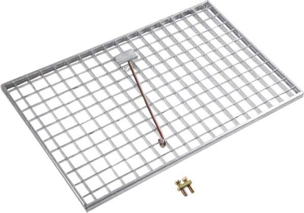 Actual product image Hager Floor grid ZAY90271 of steel b. f. Gr.1 390x890x45