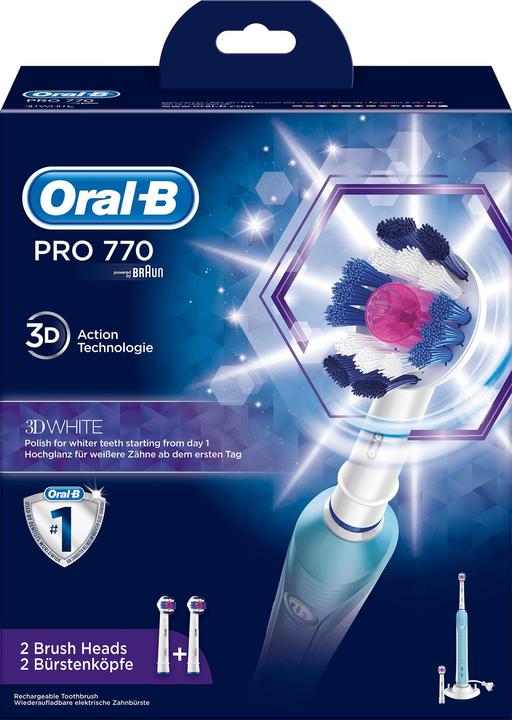 Produktbild Oral-B PRO 80285669 Elektrische Zahnbürste Erwachsener Rotierende-vibrierende Zahnbürste (Oszillierende Zahnbürste)