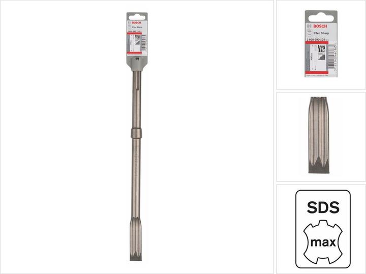 Produktbild Bosch Professional Zubehör PRO SDS max-5C Flachmeissel, 25 x 400 mm (400 mm)