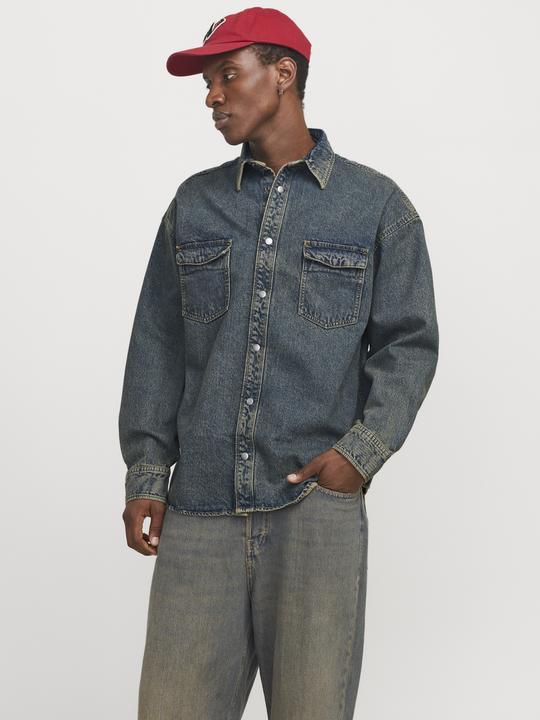 Actual product image Jack & Jones Joraustin Denim Shirt Ls Styd Aw24 (S)