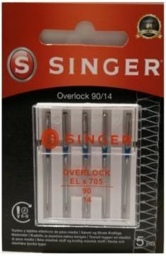 Singer Aiguille OVERLOCK, 90/14, paquet de 5