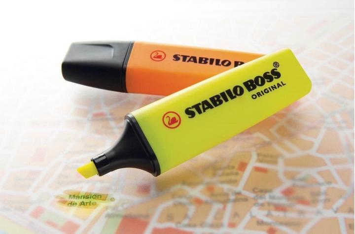 Actual product image STABILO BOSS ORIGINAL highlighter (Orange, Yellow, Green, Pink, 5 mm, 4 x)