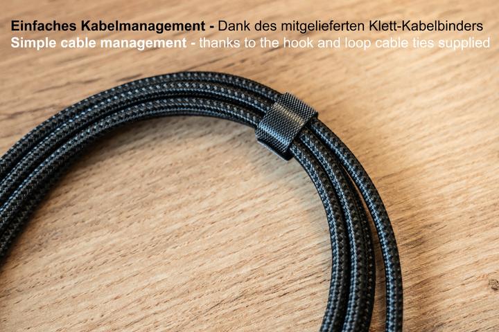 Produktbild Good Connections USB 4.0 Gen. 3x2 Kabel 40GBit/s 240W 8Ka60Hz USB-C Stecker an (0.50 m, USB 4.0, 240 W)