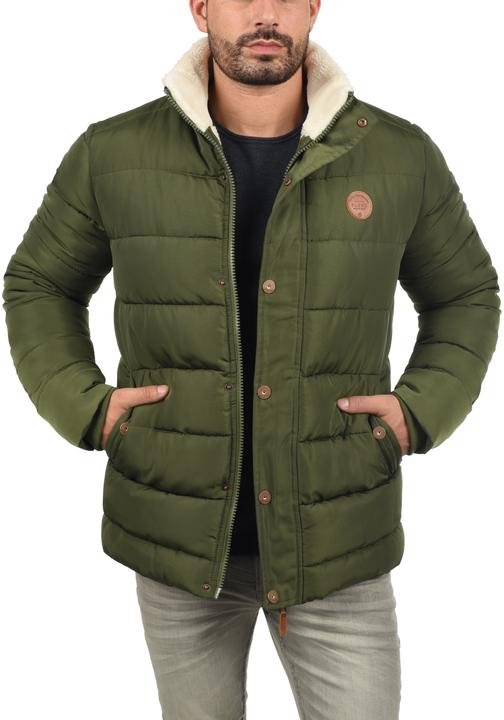 Actual product image Blend Frederic Men's Winter Jacket Outdoor Jacket With Teddy Fleece With Hood (XXL)