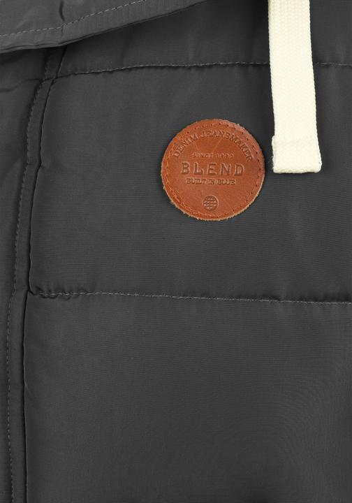 Actual product image Blend Frederic Men's Winter Jacket Outdoor Jacket With Teddy Fleece With Hood (XL)
