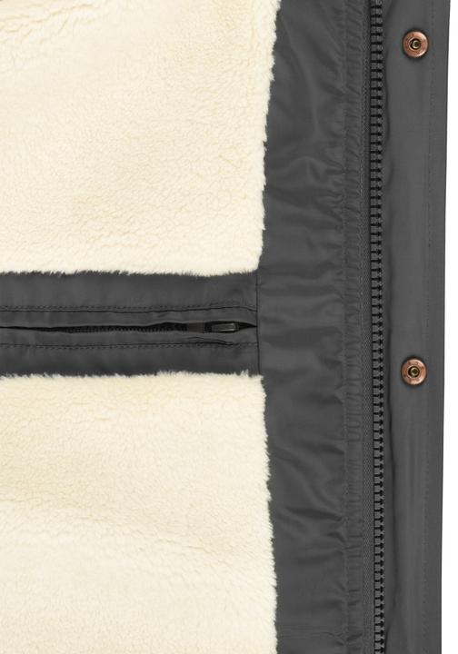 Actual product image Blend Frederic Men's Winter Jacket Outdoor Jacket With Teddy Fleece With Hood (XL)