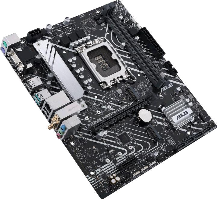 Image du produit ASUS MB PRIME -A WIFI Intel,1700,DDR4,mATX (LGA 1700, Intel H610, mATX)